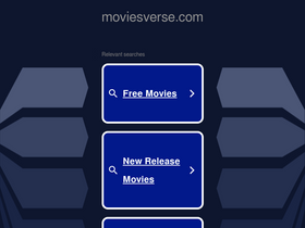 'moviesverse.com' screenshot