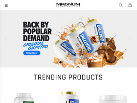 magnumsupps.com homepage screenshot