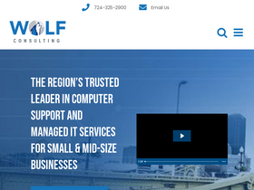 'wolfconsulting.com' screenshot