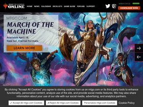 'mtgo.com' screenshot