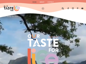'ourtasteforlife.com' screenshot