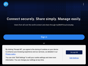 'myqnapcloud.com' screenshot
