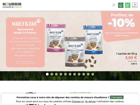 'nourrircommelanature.com' screenshot