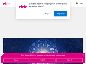 'elele.com.tr' screenshot