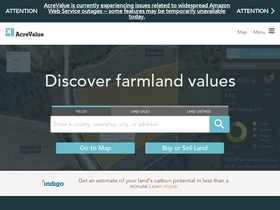 'acrevalue.com' screenshot