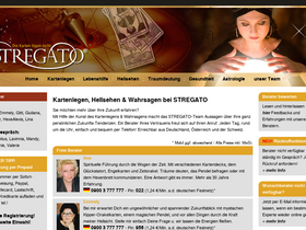 'stregato.de' screenshot