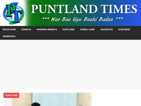 'puntlandtimes.ca' screenshot