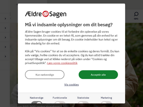 'aeldresagen.dk' screenshot