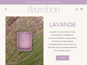 fleurebon.com homepage screenshot