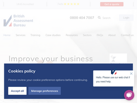 'british-assessment.co.uk' screenshot