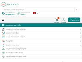 'omipharma.vn' screenshot