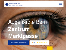 'augenaerzte-bern.ch' screenshot