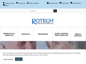 'rotech.com' screenshot