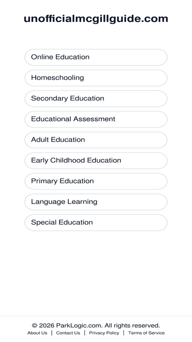 unofficialmcgillguide.com