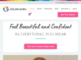 'yourcolorguru.com' screenshot