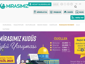 'mirasimiz.org.tr' screenshot