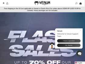 'venum.com' screenshot