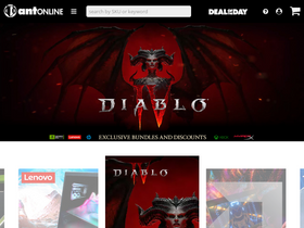 'antonline.com' screenshot