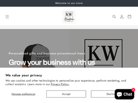 kw-kreations.com homepage screenshot