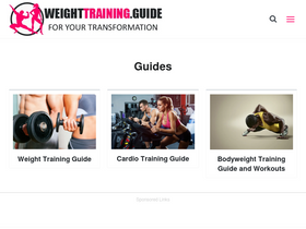'weighttraining.guide' screenshot