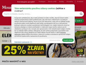 'mountfield.sk' screenshot
