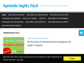 'ejemploseningles.com' screenshot