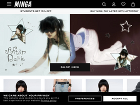 'mingalondon.com' screenshot