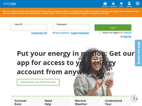 'consumersenergy.com' screenshot