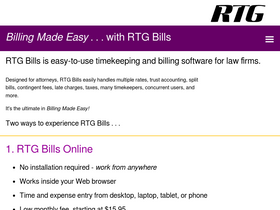 'rtgsoftware.com' screenshot