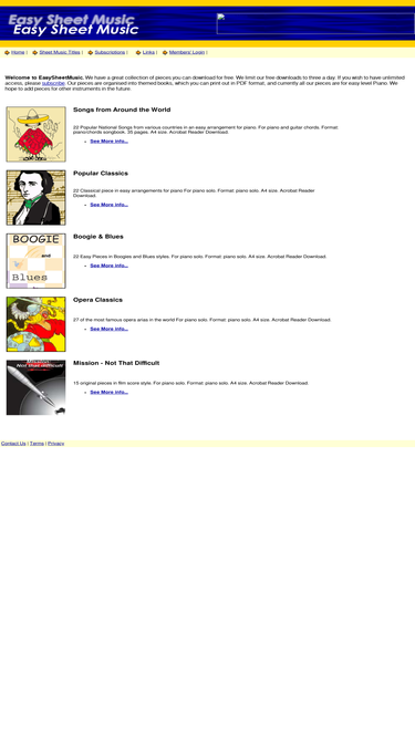 easysheetmusic.com