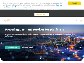 'pay360.com' screenshot