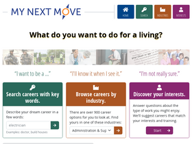 'mynextmove.org' screenshot