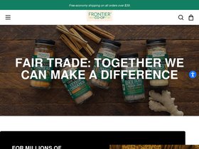 'frontiercoop.com' screenshot