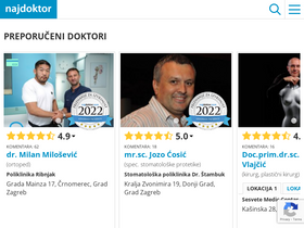 'najdoktor.com' screenshot