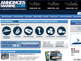'annonces-marine.com' screenshot