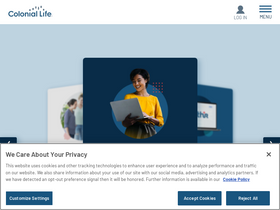 'coloniallife.com' screenshot