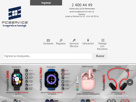 'pcservice.com.uy' screenshot