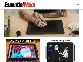 'essentialpicks.com' screenshot