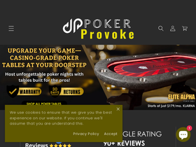 Pokerprovoke website screenshot