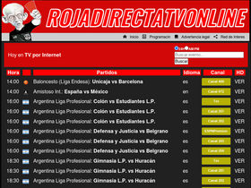 'rojadirectatvonline.com' screenshot