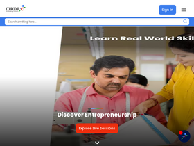 'msmex.in' screenshot