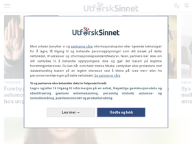 'utforsksinnet.no' screenshot