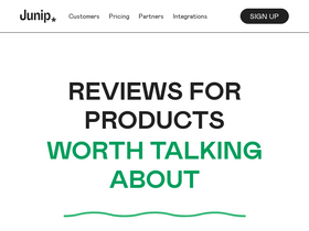 'junip.co' screenshot