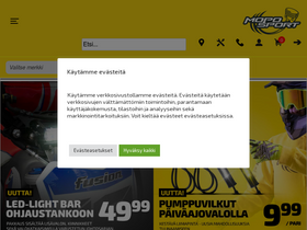'moposport.fi' screenshot