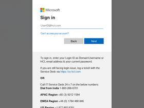 'myhcl.com' screenshot