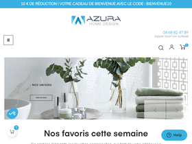 'azurahomedesign.com' screenshot