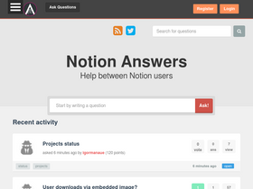'notionanswers.com' screenshot