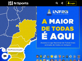 'nsports.com.br' screenshot