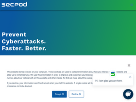 'secpod.com' screenshot