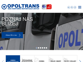 'opoltrans.com.pl' screenshot